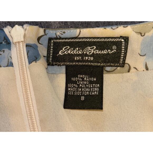 Eddie Bauer Sleeveless Floral Maxi Tank Dress Sz 8 Boho, Cottagecore - Picture 3 of 9